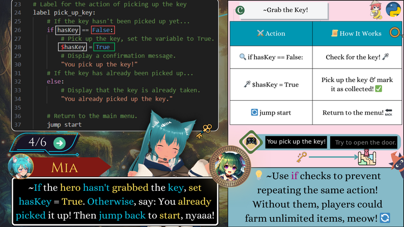 Master Ren’Py Menus & Unlock Interactive Choices! by Discover with Mia