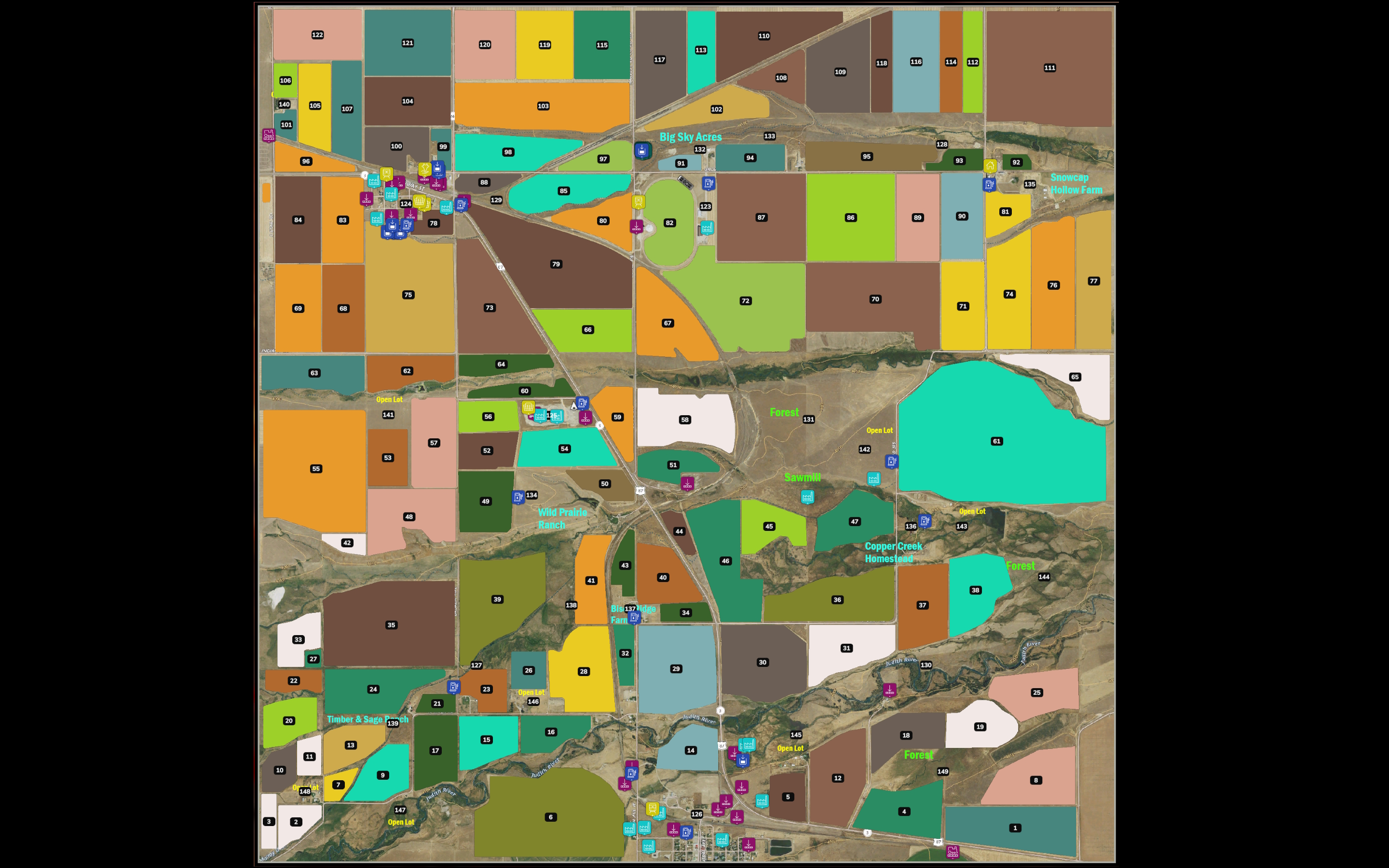 FS25 Judith Plains Montana 4X By DJ Modding