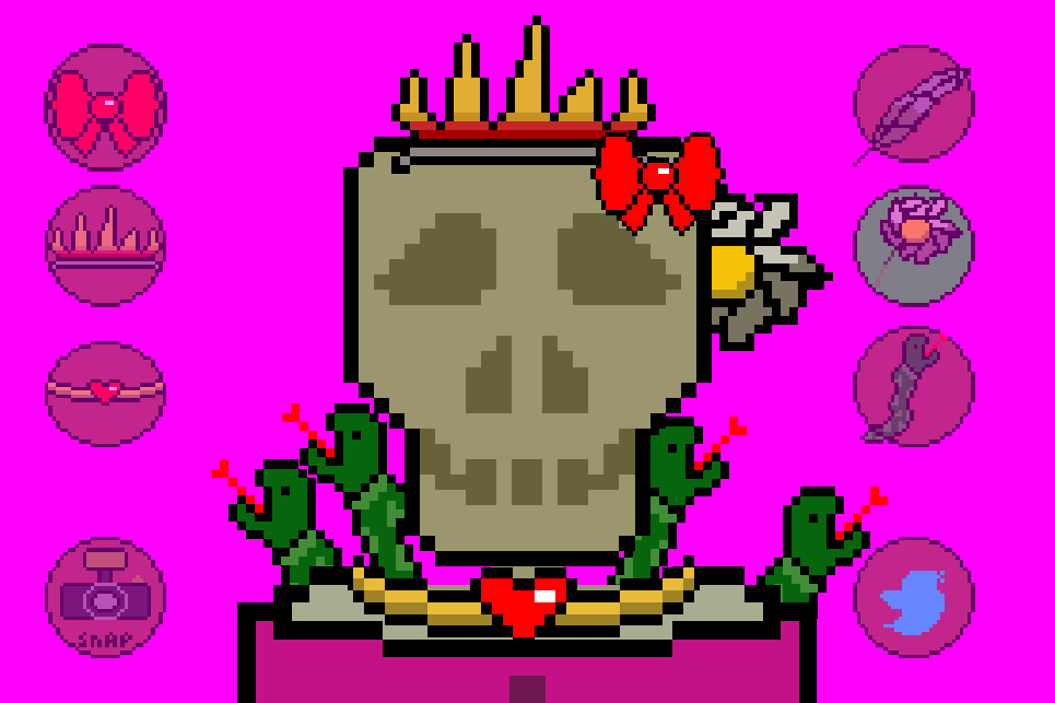 My Cute Skeleton! Dress-up Time~