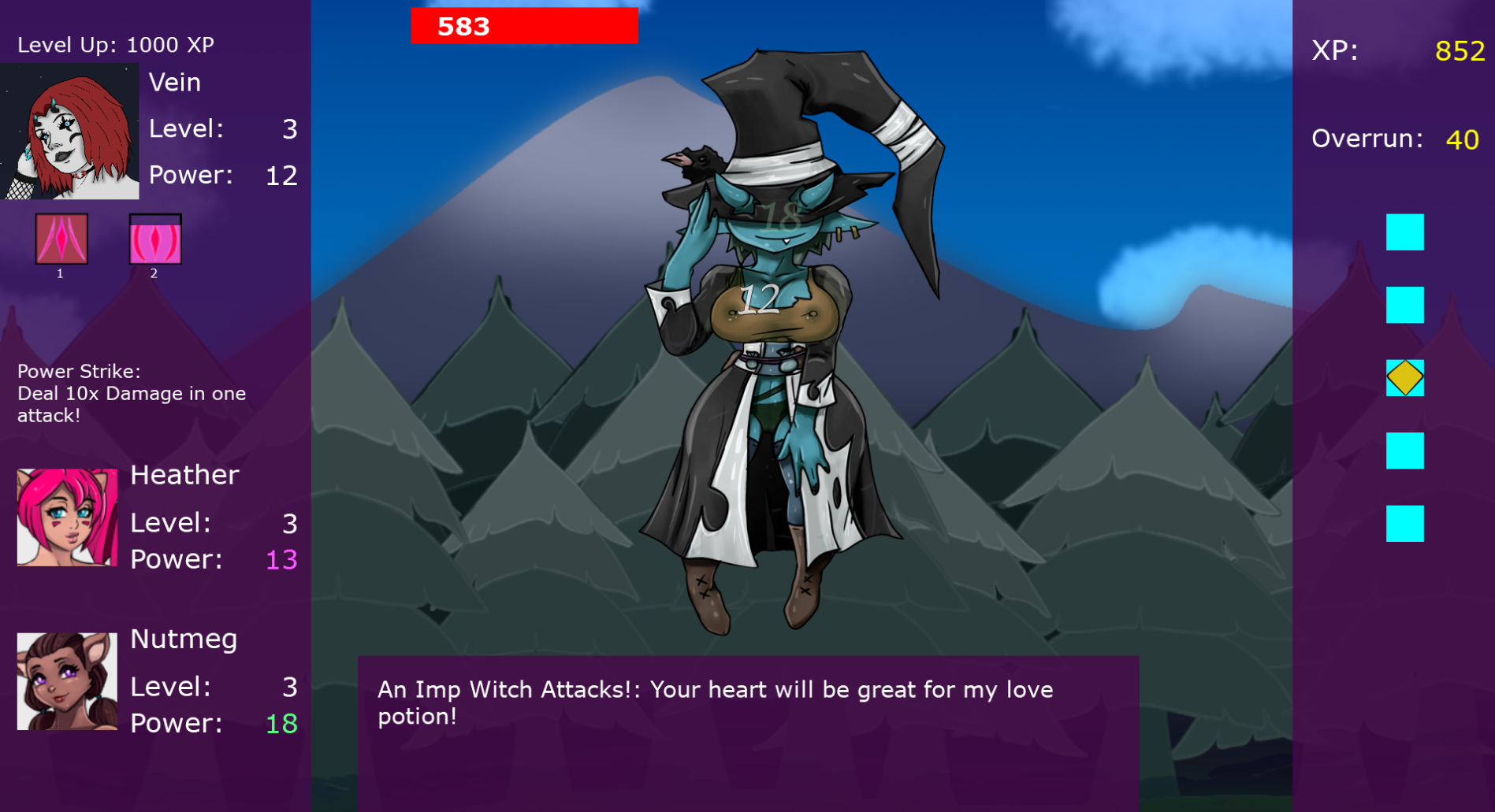 Screenshot 4 for Light Fall: A Clicker RPG Prologue