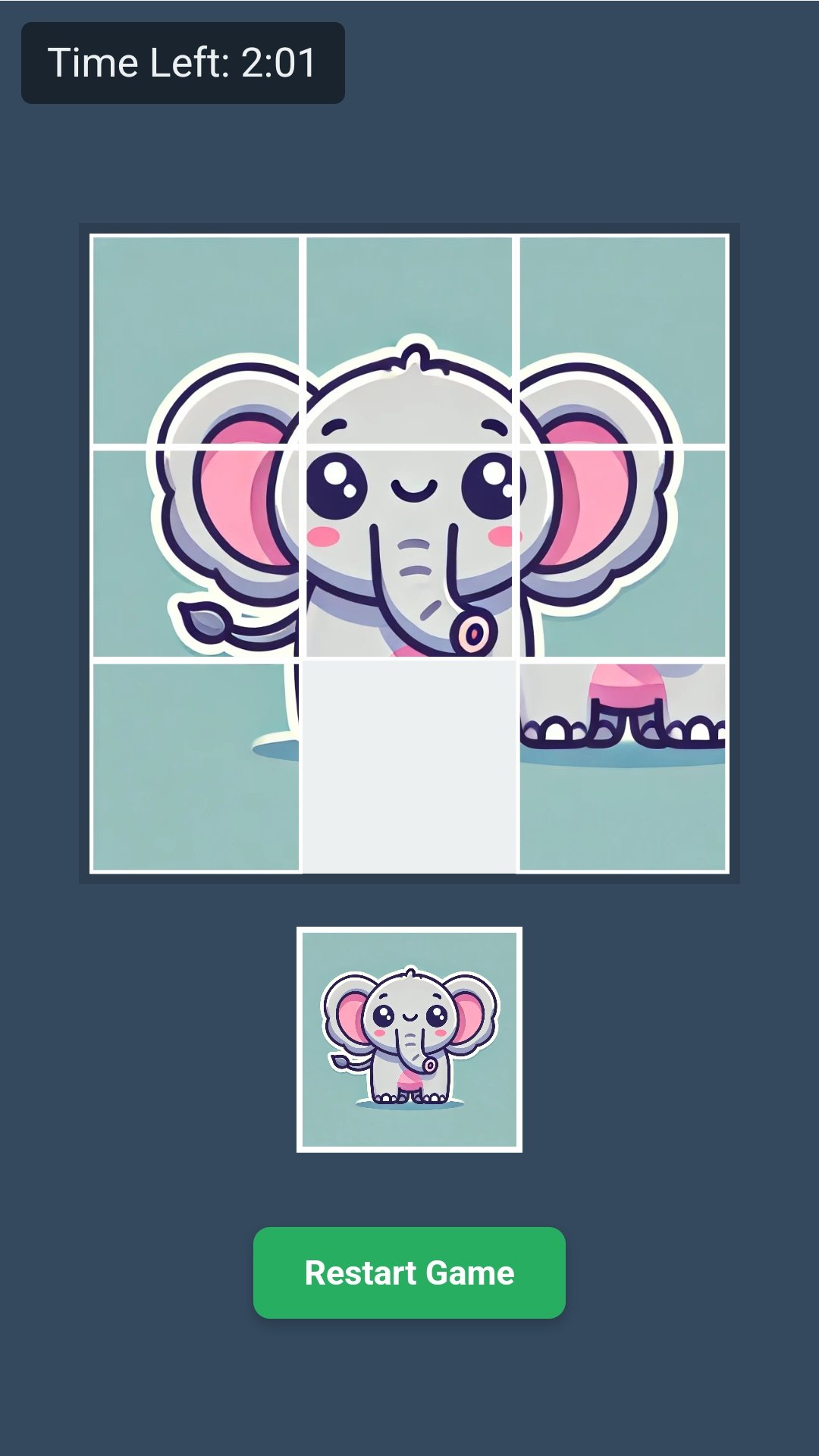 Sliding Puzzle Game by Zubto1