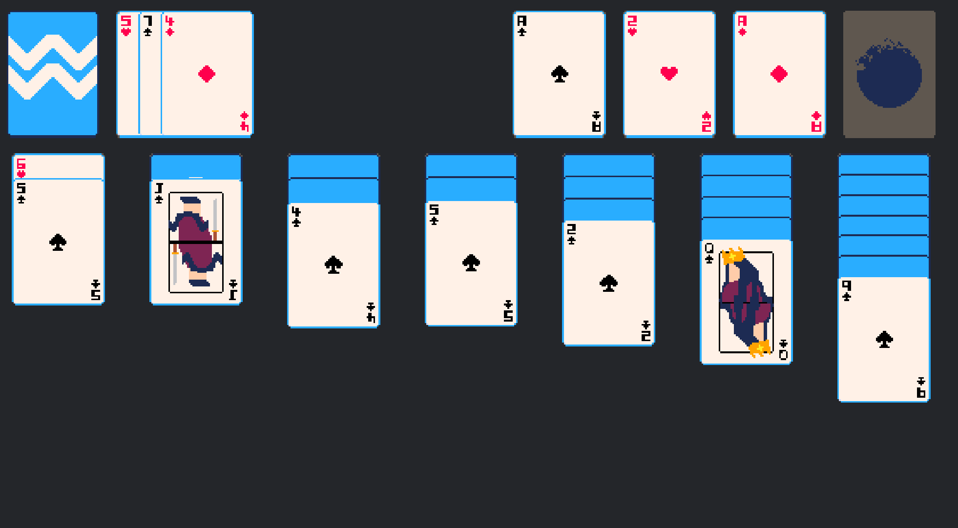 Solitaire Pixel Pixel Klondike by jaf2