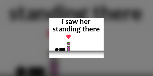 Cover image for i saw her standing there