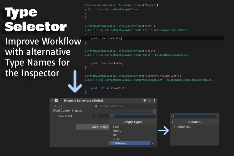 Unity Type Selector by Kodachi Games