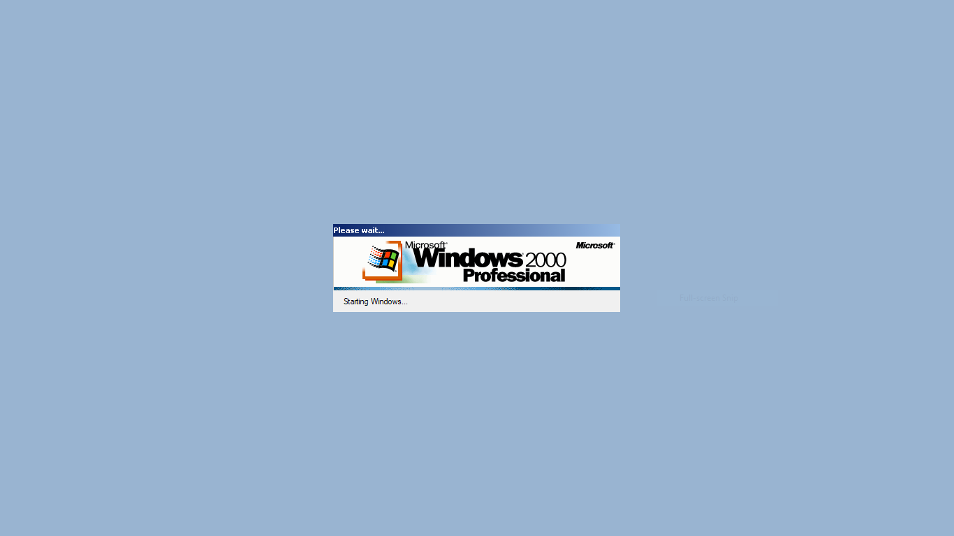 windows 2000 professional 1 2cpu