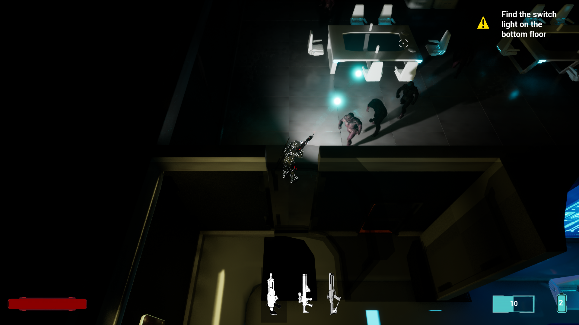 We tried to make top down shooter by PixelGuse, Loraks010