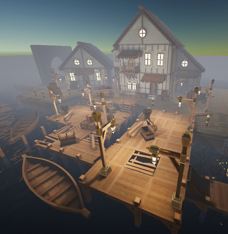 FREE - Port Modular System / Assets | UNITY3D by Ika3D