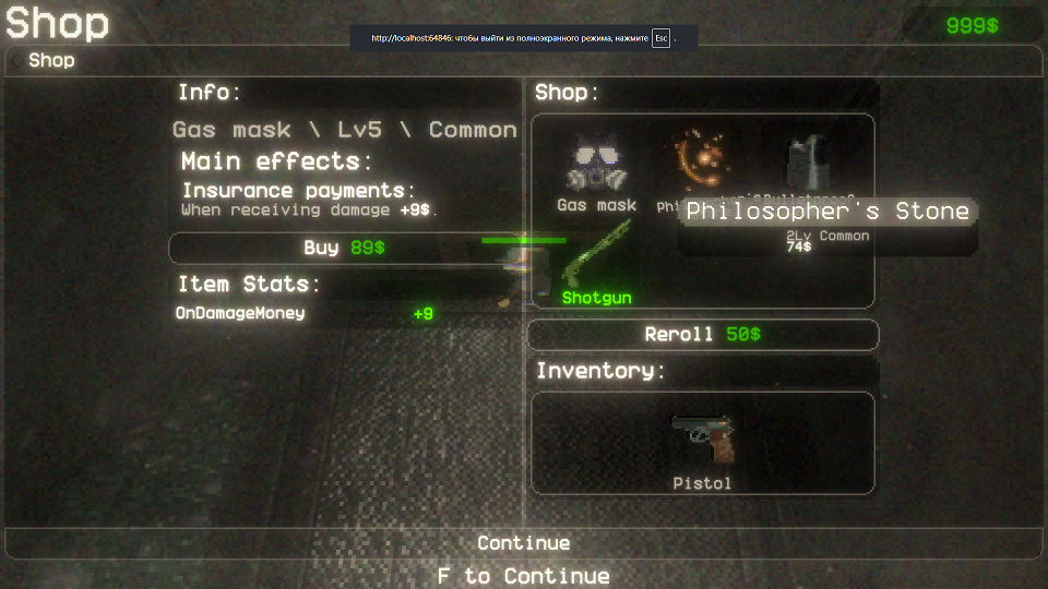 Screenshot 2 for The Deep Dive into Another World is over.
