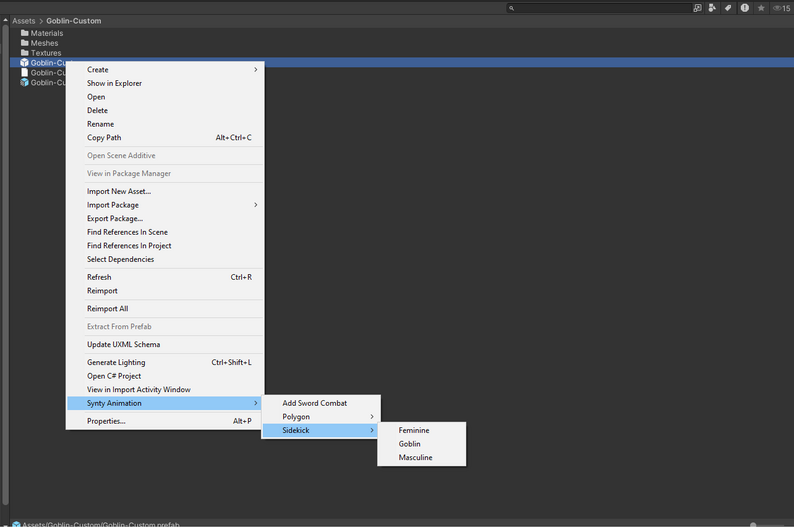 Locomotion AutoSetup for Synty Animations by Linkira Studios