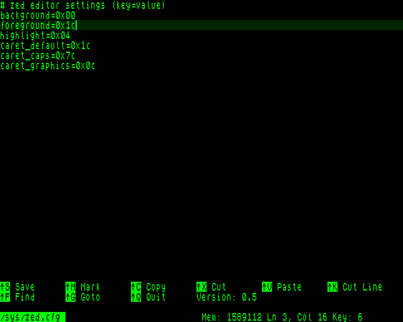 ZED Text Editor by taylorza