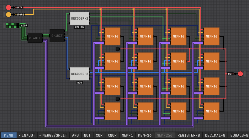 Digital Logic Sim by Sebastian Lague