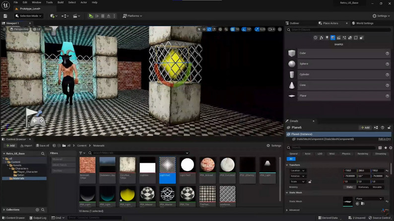 How to make RETRO 3D Games in UE5 by Stark Crafts