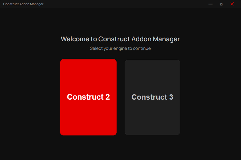 Construct Addon Manager by BeeMaxStudio