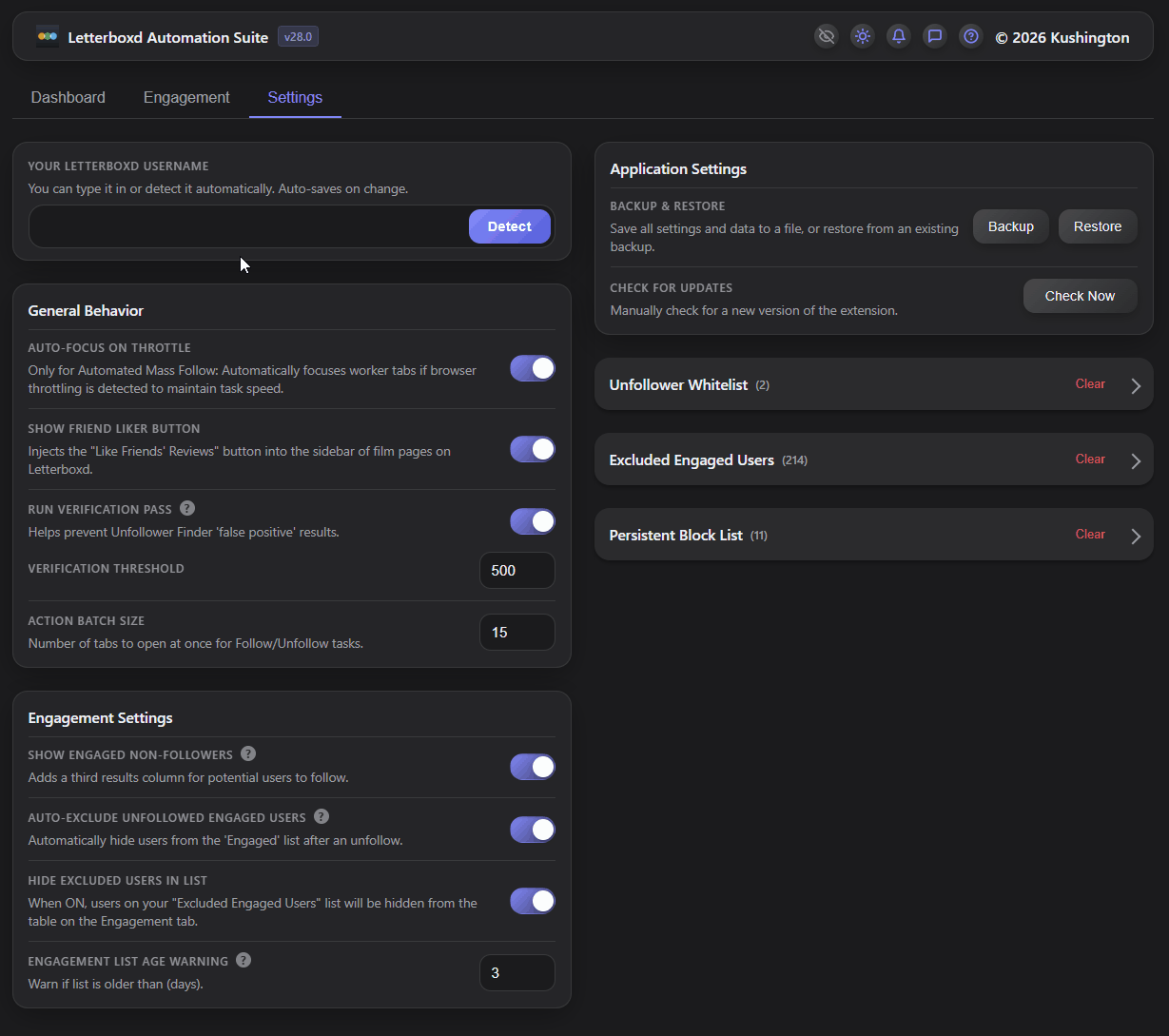 Screenshot 7 for Letterboxd Automation Suite & Unfollower Finder