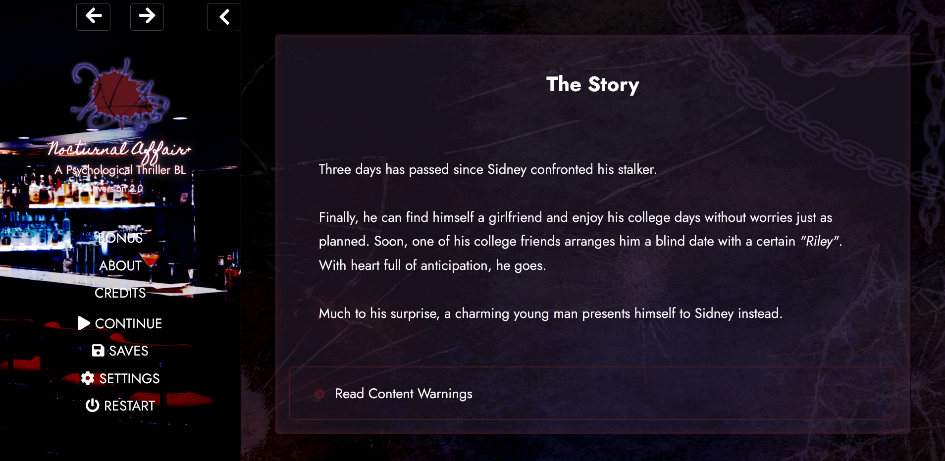 Screenshot 2 for Nocturnal Affair+