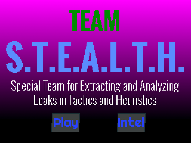 Team S.T.E.A.L.T.H. - LD33 Edition