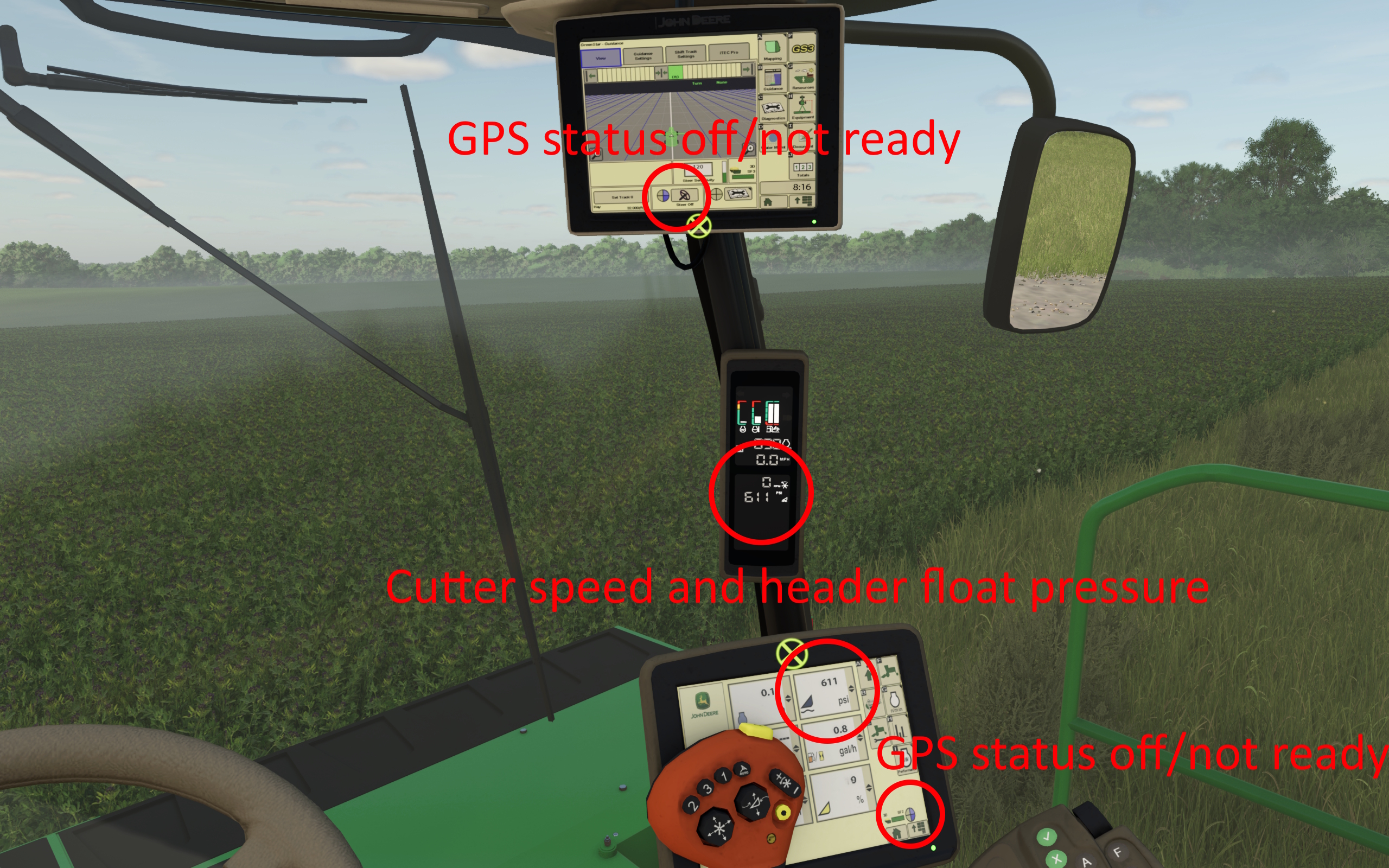 Screenshot 10 for FS25 2020 John Deere W235 and W260 Swather