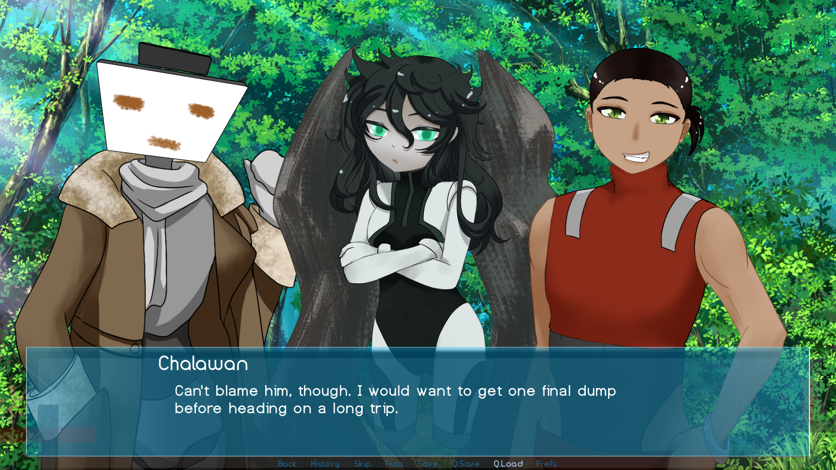 Screenshot 2 for A Celestial Detour - visual novel [demo]