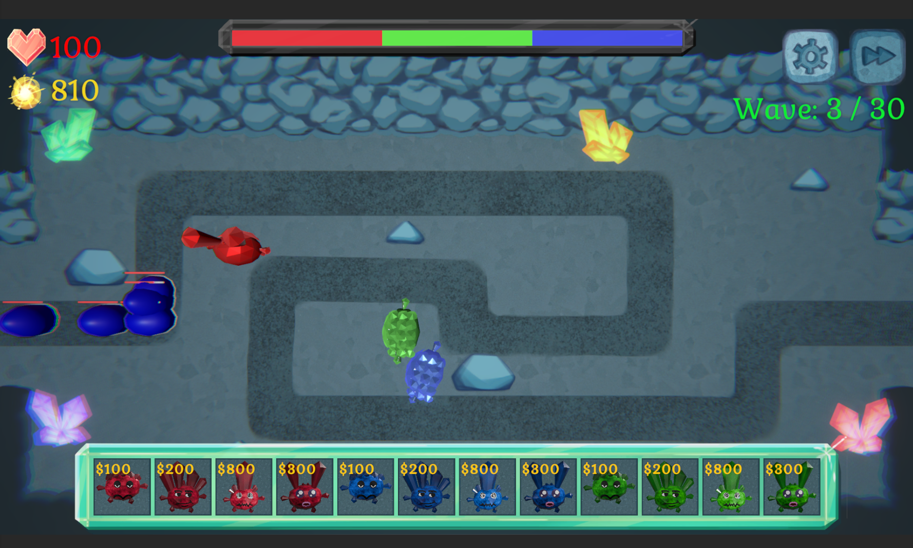 Screenshot 2 for Prismatic Tower Defense