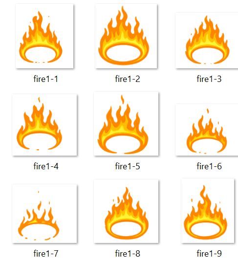 Fire VFX Pack 1 – 2D Animated Flame Sprite Sheet by Alexandre3377