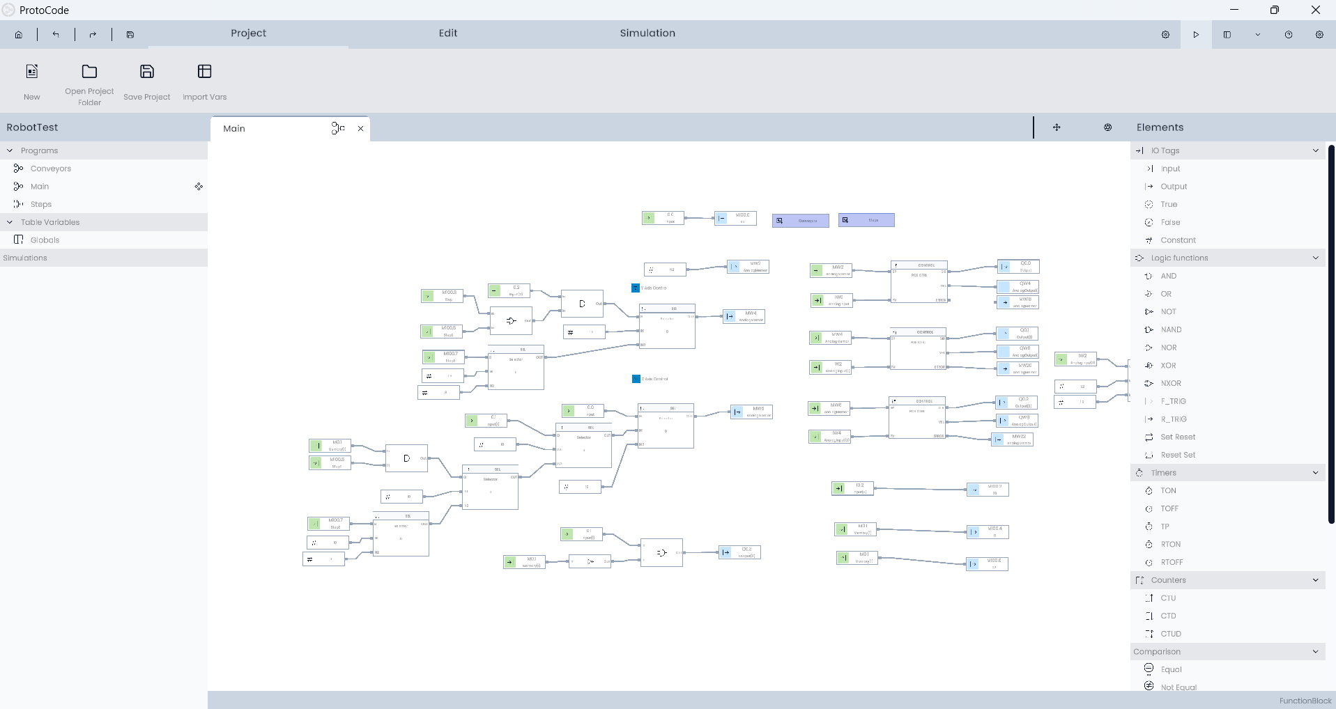 Screenshot 3 for PROTOCODE - Visual PLC Language Editor