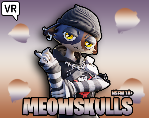 Screenshot 2 for [UPD!] Meowskulls - NSFW Blender Model + VRChat