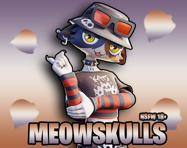 Screenshot 5 for [UPD!] Meowskulls - NSFW Blender Model + VRChat