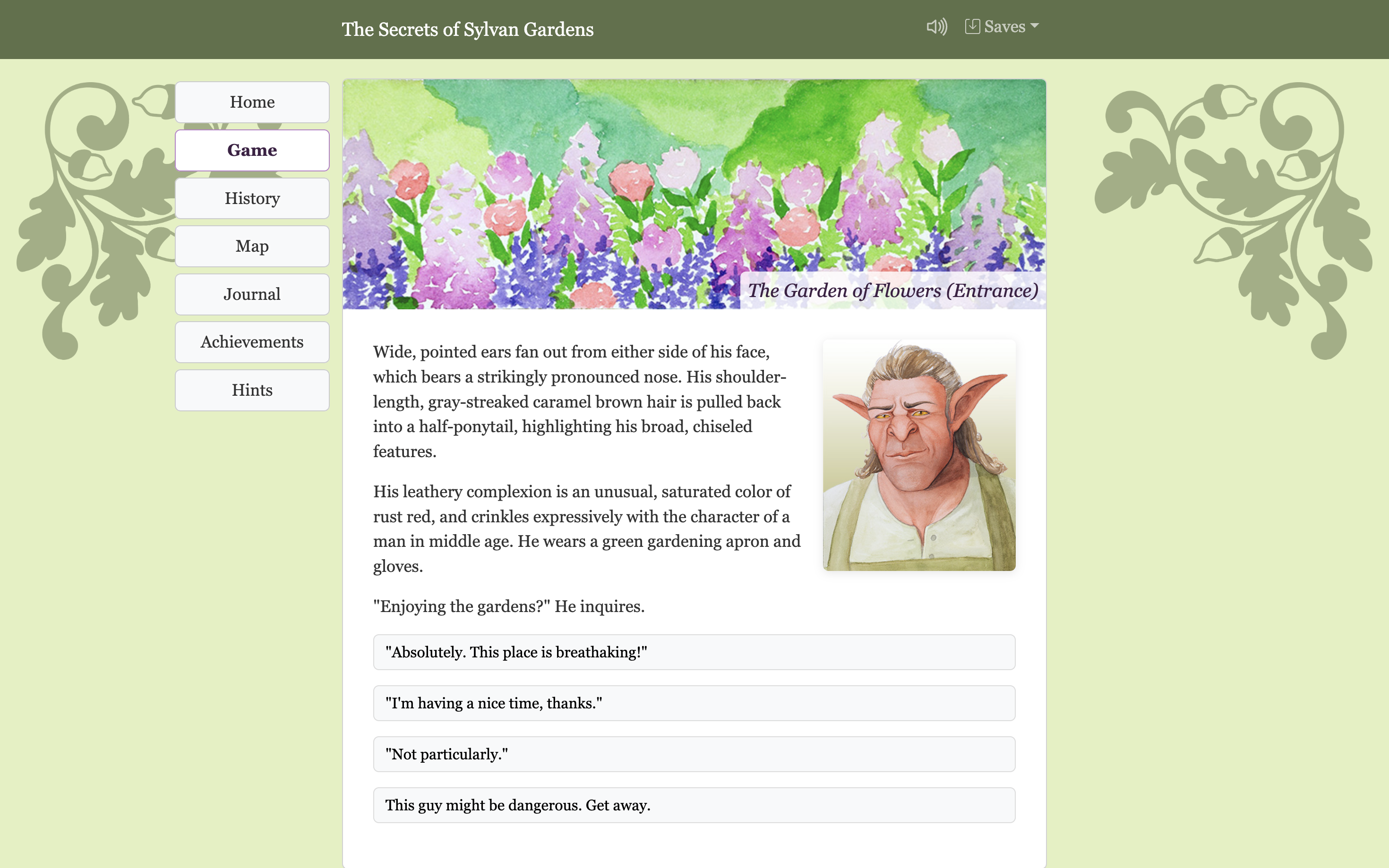 Screenshot 3 for The Secrets of Sylvan Gardens