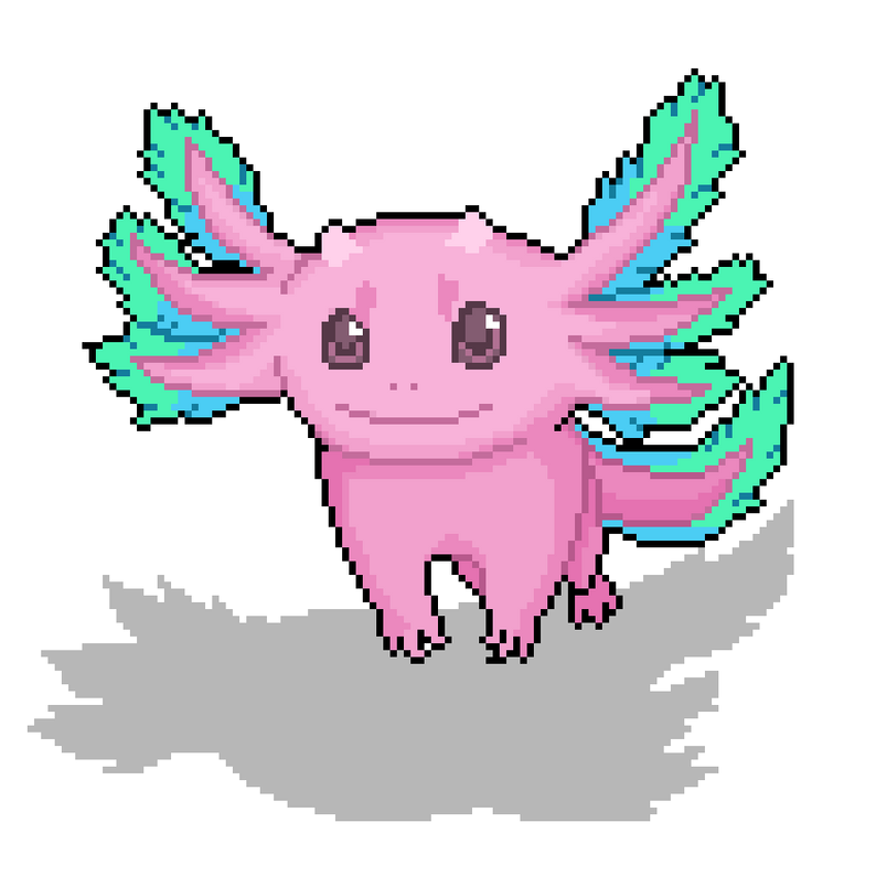 Axolotl Dragon by TheSpriteShop