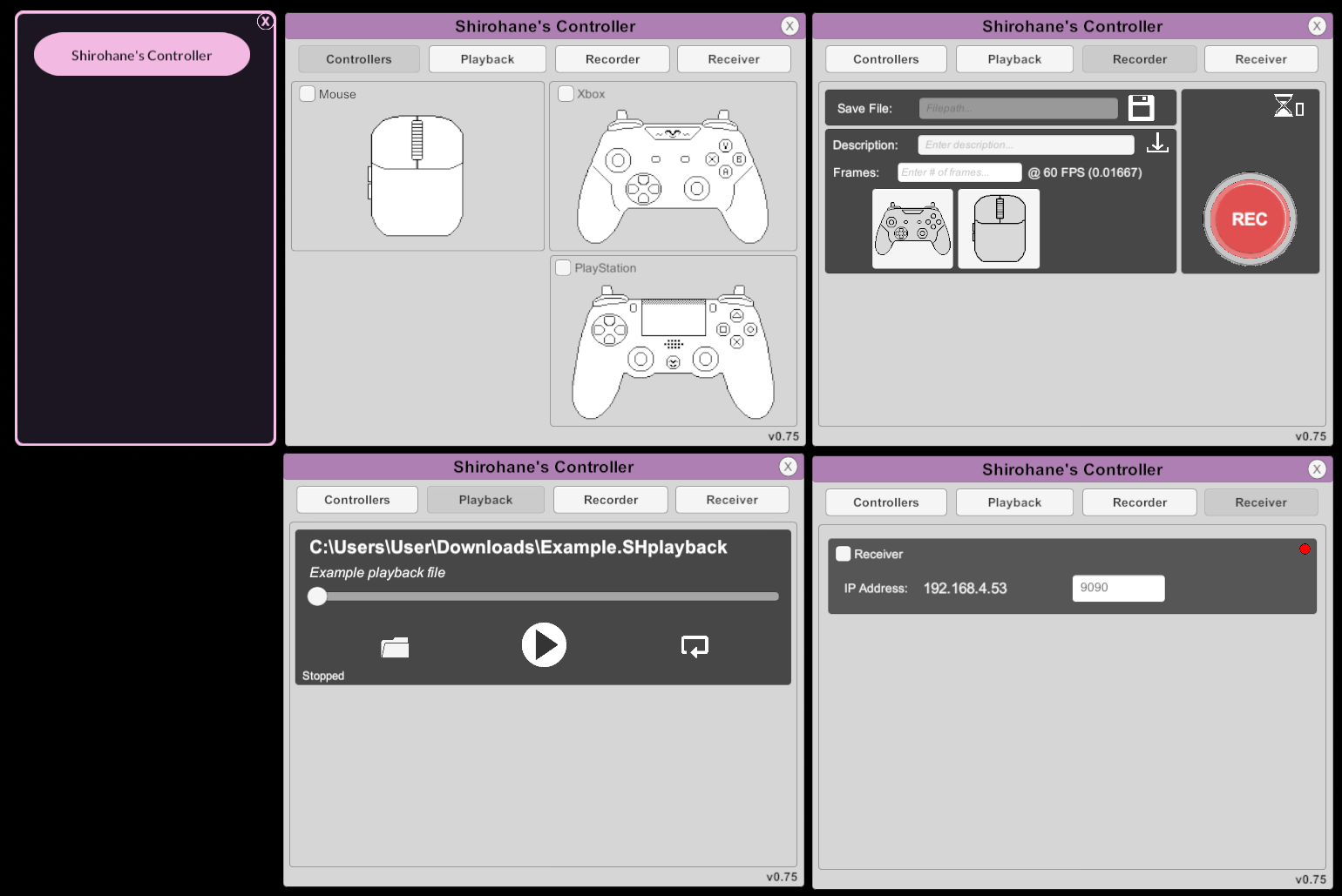 Screenshot 6 for Shirohane's Controller and Mouse Plugin for VNyan