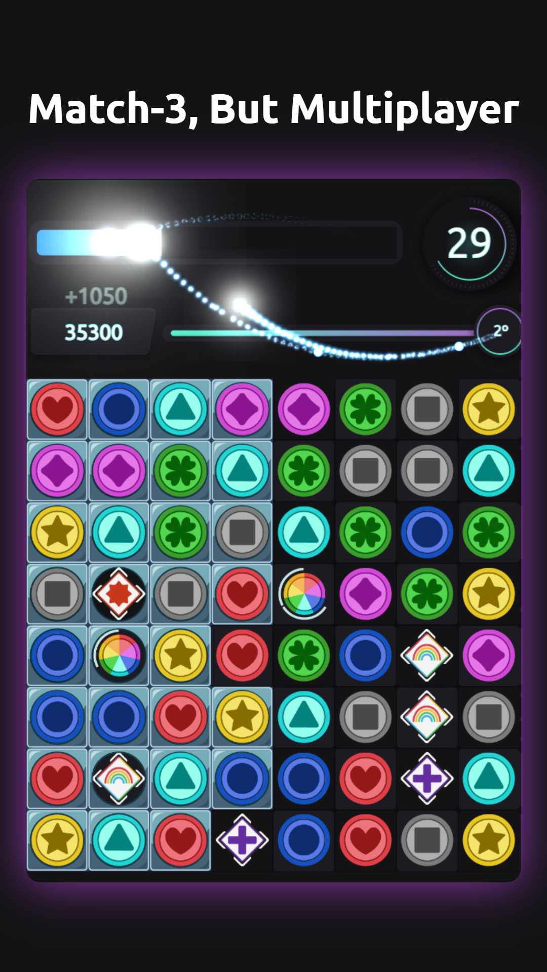 Screenshot 4 for Guivo: Multiplayer Match-3