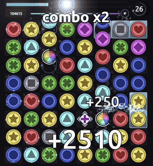 Screenshot 2 for Guivo: Multiplayer Match-3