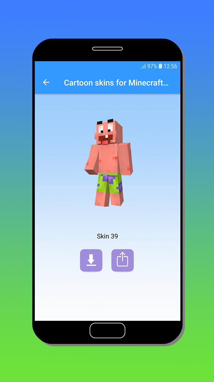 Cartoon skins for Minecraft MCPE by ALX Software Development