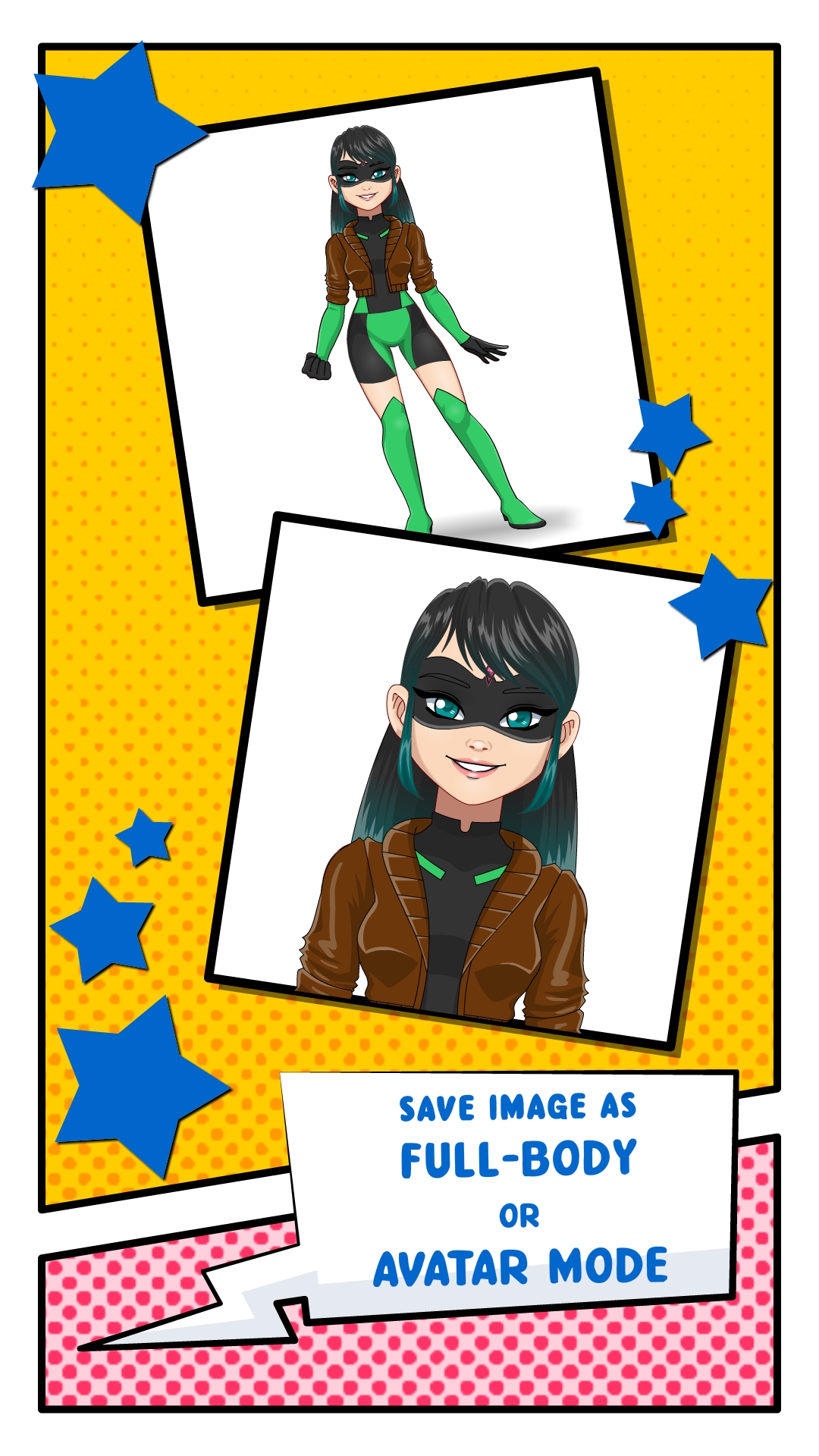 Kawaii Superhero Avatar Maker - Online Game - Play for Free
