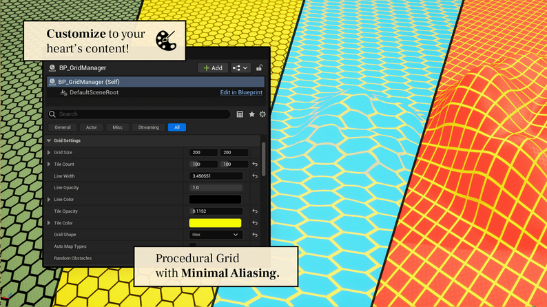 Mega Grid System for Unreal Engine 5 by TwoBitStudios