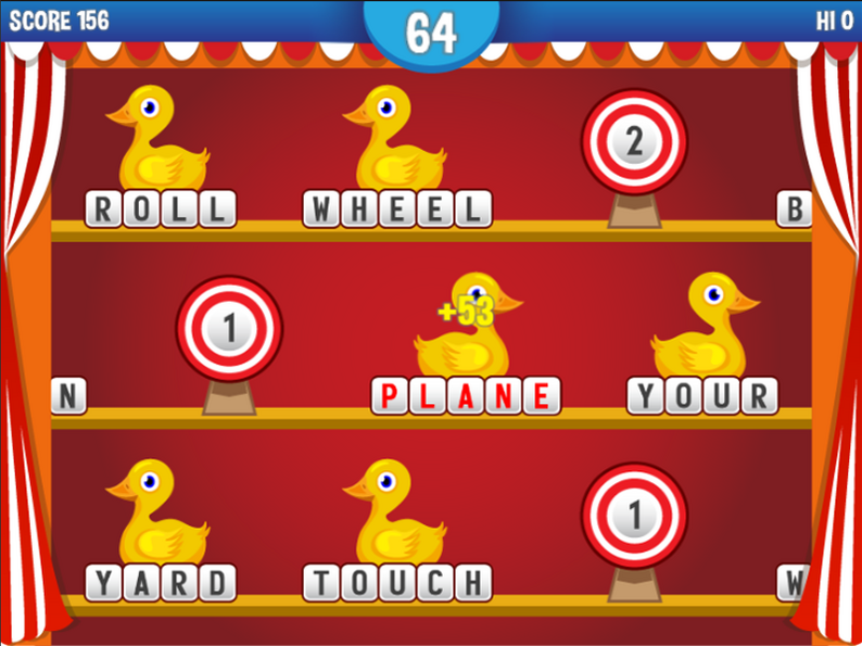 Carnival Shooter Typing Game by QuickTypingTest
