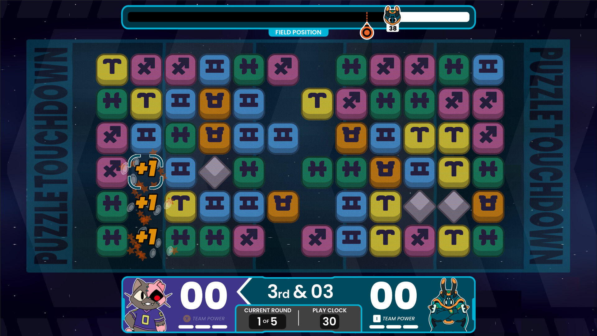 Screenshot 2 for Intergalactic Puzzle Touchdown