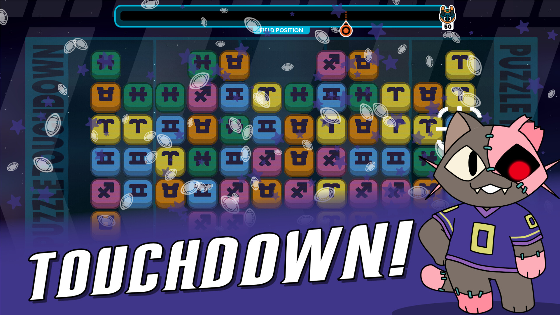 Screenshot 4 for Intergalactic Puzzle Touchdown