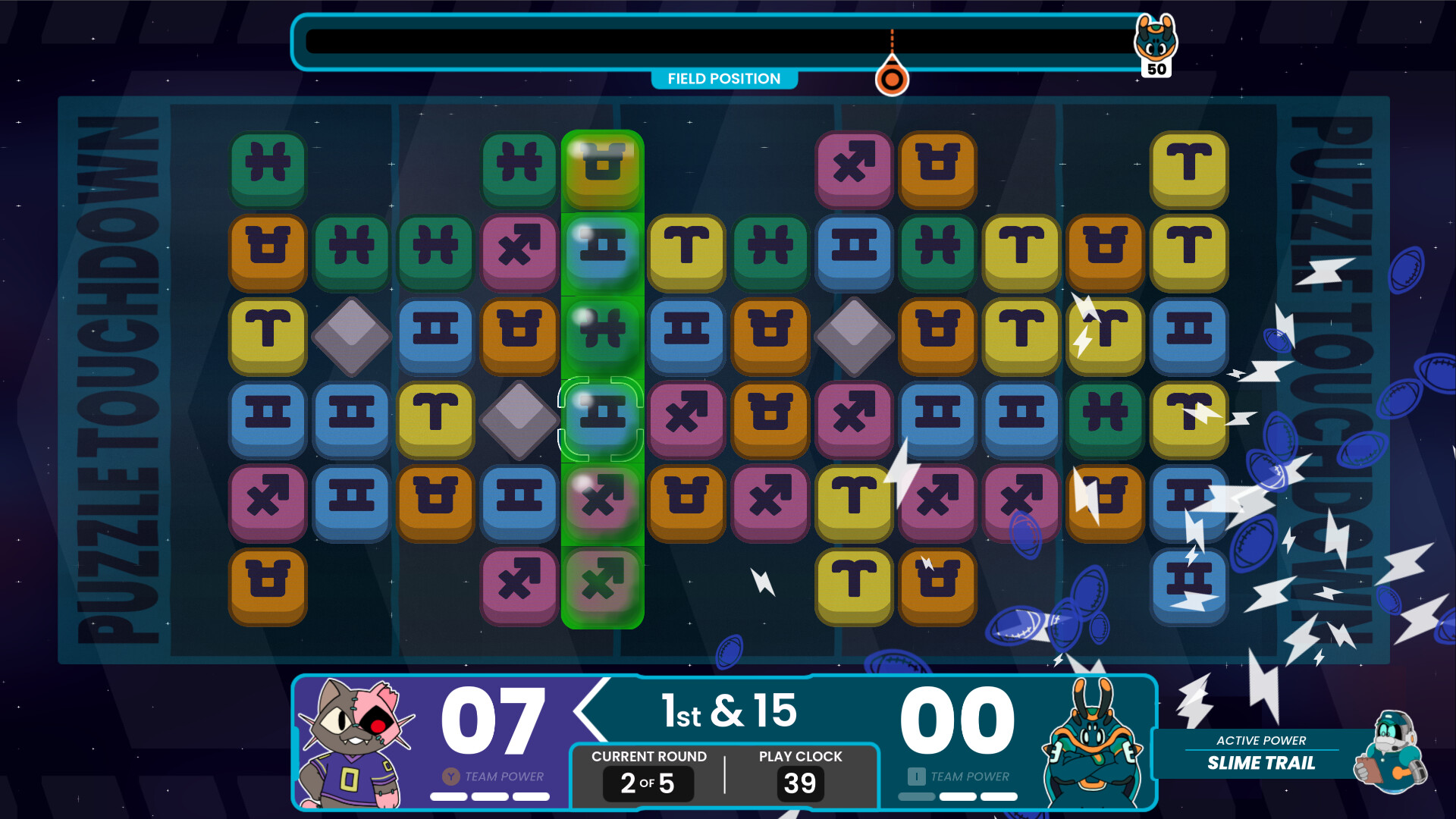 Screenshot 6 for Intergalactic Puzzle Touchdown