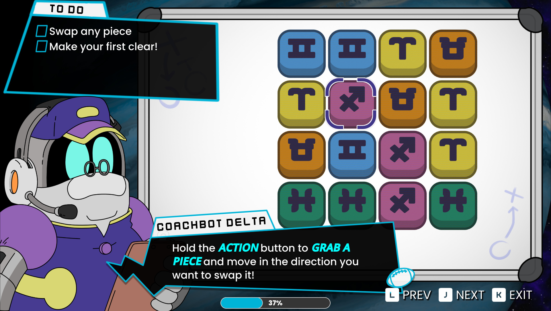Screenshot 6 for Intergalactic Puzzle Touchdown