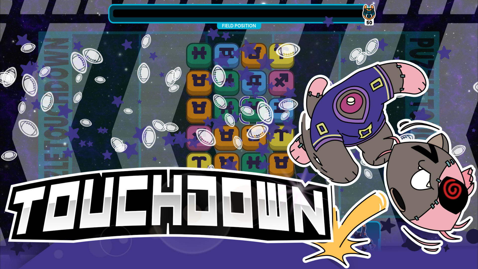 Screenshot 3 for Intergalactic Puzzle Touchdown