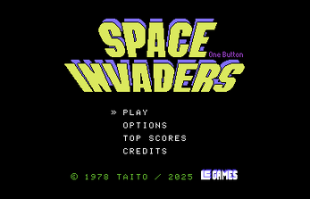 Space Invaders One Button (C64)