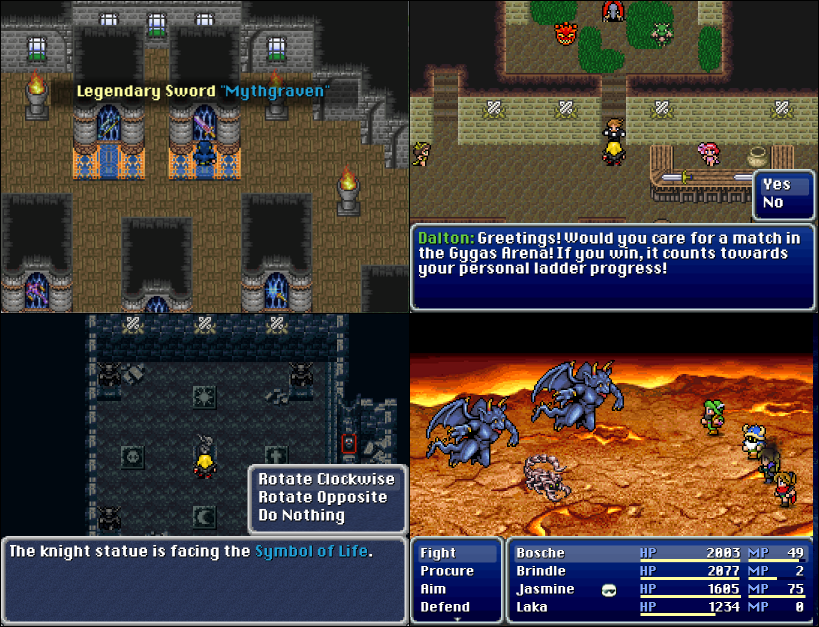 Screenshot 3 for Final Fantasy Blackmoon Prophecy Remake