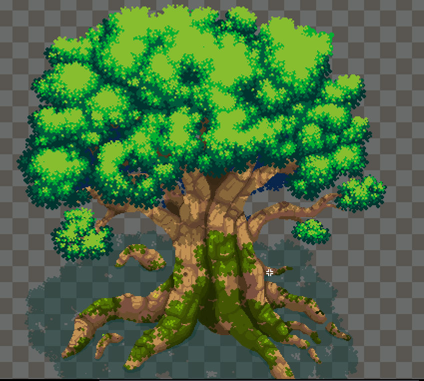 2d Rpg Trees Update chests and Giant Tree - Valley of Ruin - 16x16 Free Pixel Art ...