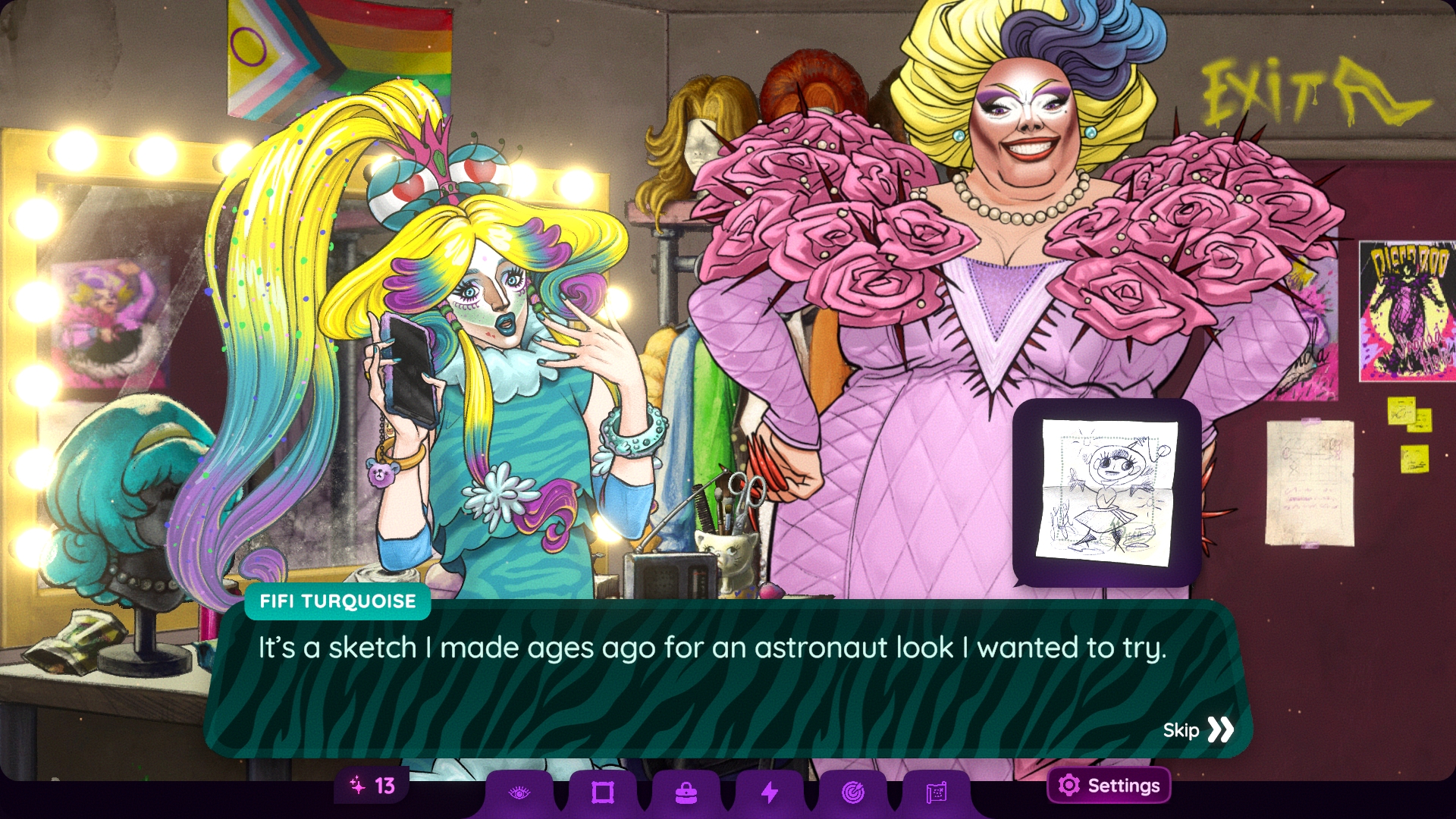 Screenshot 2 for Killer Eyelashes (Demo)