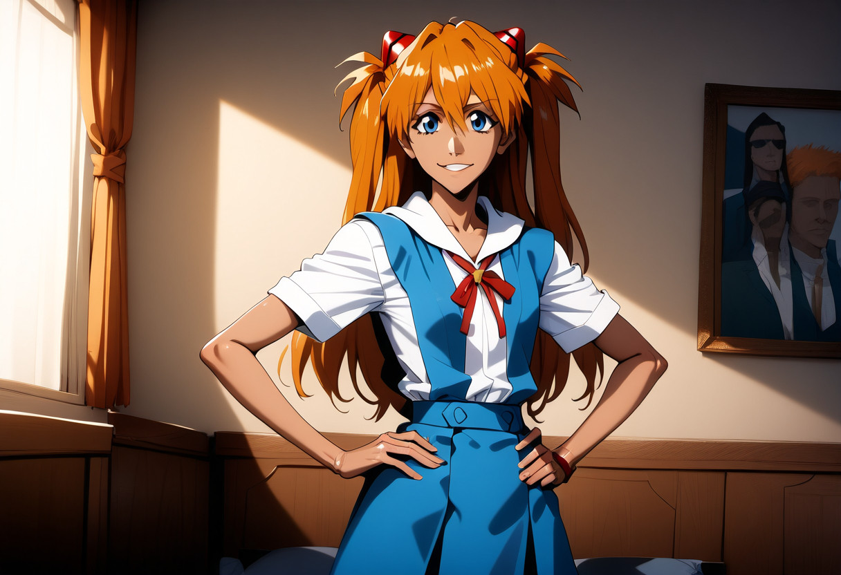 Screenshot 3 for アスカとラブラブSEX(画風2) ASKA and love love SEX (painting style2)