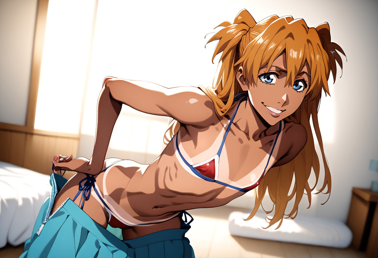 Screenshot 5 for アスカとラブラブSEX(画風2) ASKA and love love SEX (painting style2)
