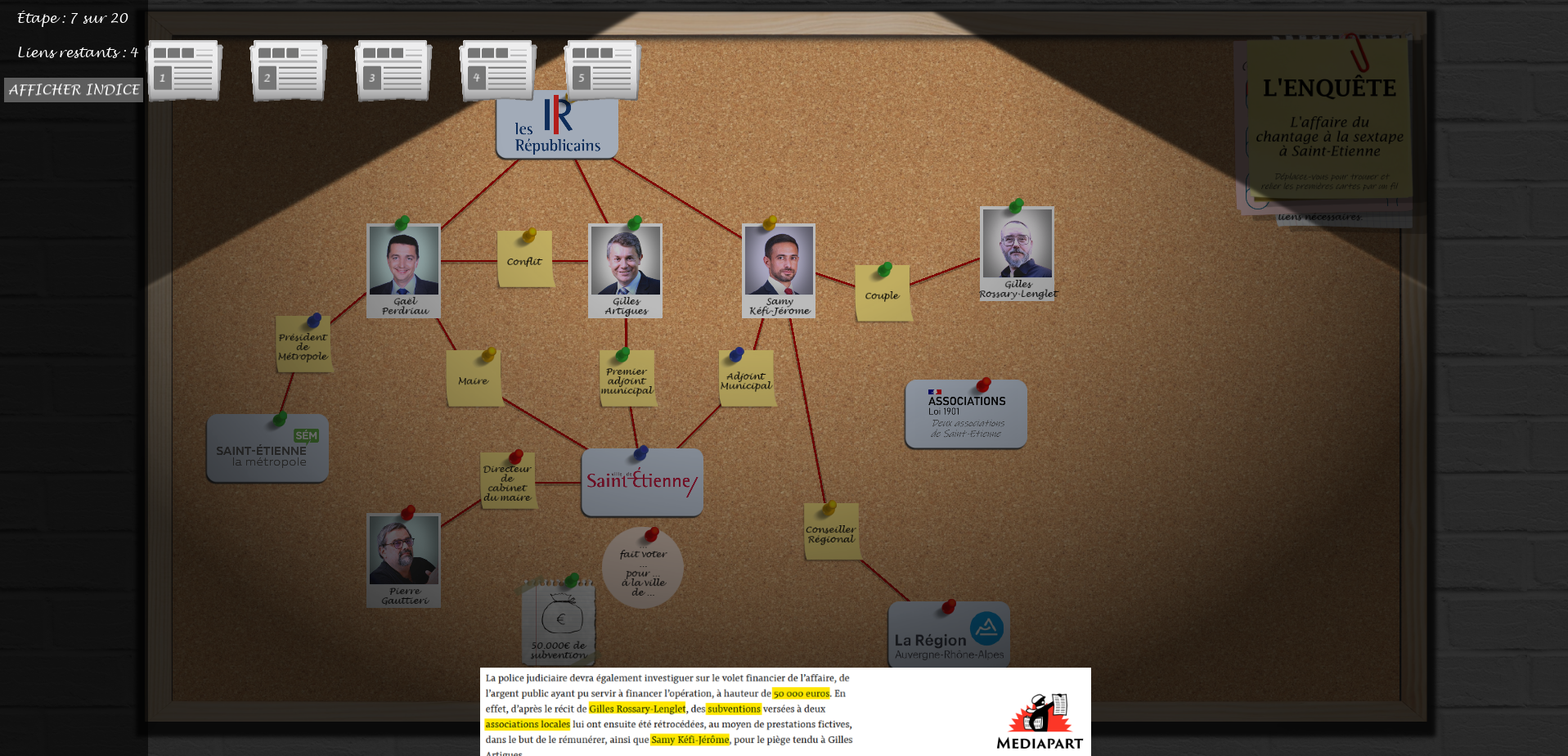 Screenshot 3 for Fil d'Enquête : Chantage à la Sextape à Saint-Etienne