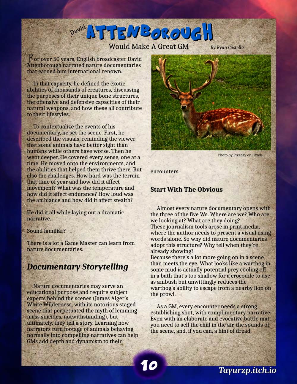 Screenshot 2 for Tayurzp: The Gamer's Digest Issue #1