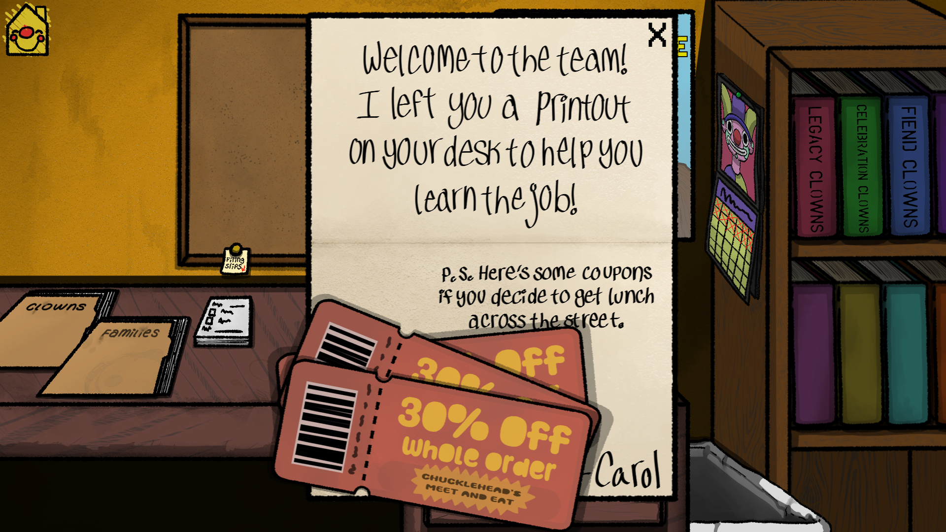Screenshot 2 for Clown Containment and Reintegration